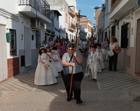 Procesin del Corpus en el Barrio de los ngeles, 11JUN23.